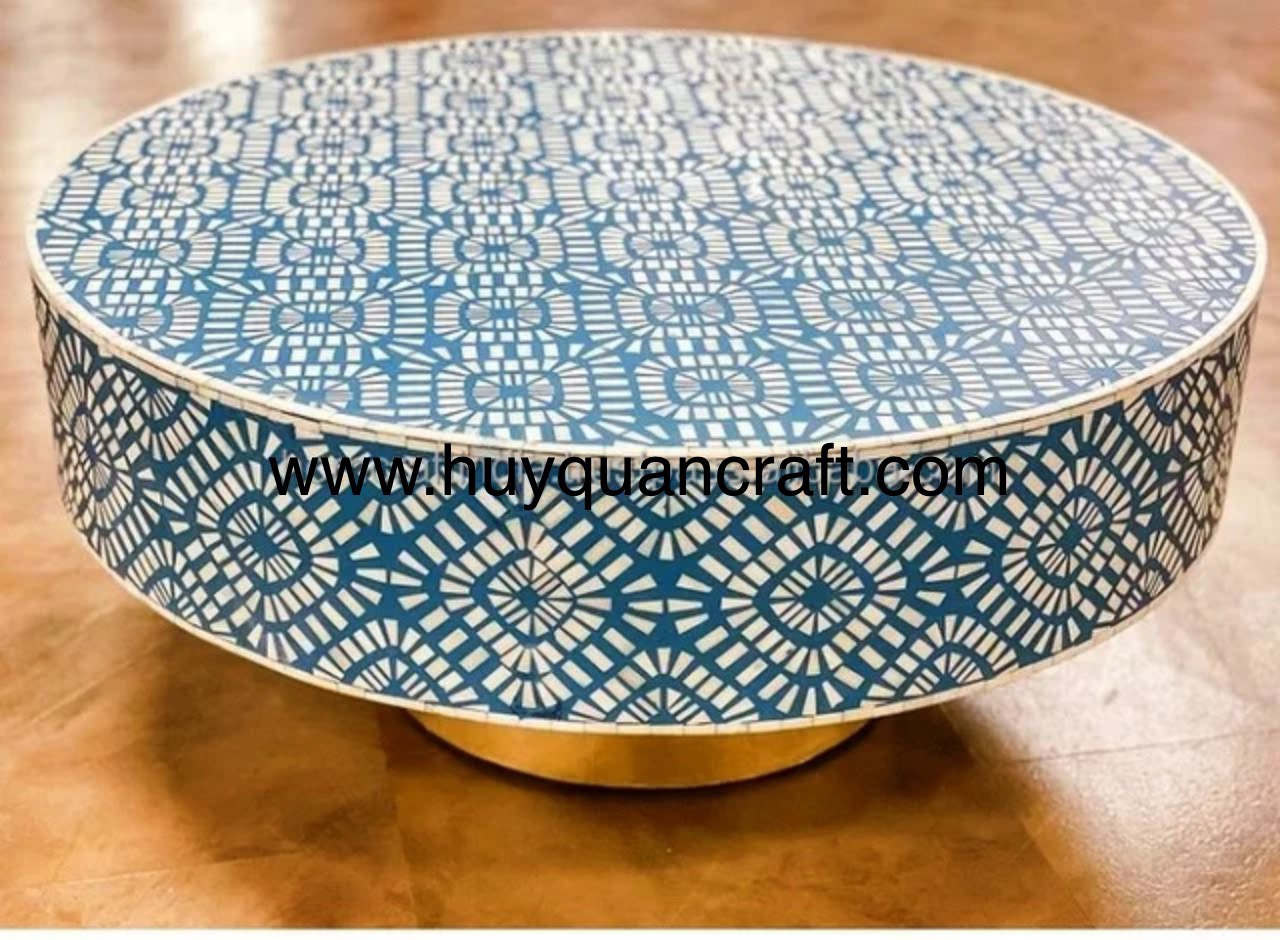 HQ12001-Mother of pearl lacquer table